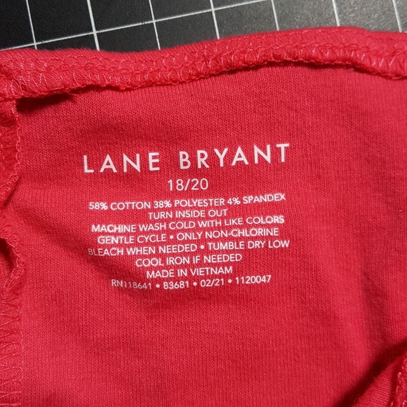 Lane Bryant | square neck top 18/20 plus size - Picture 8 of 9